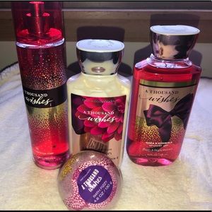 A Thousand Wishes trio plus bath bomb